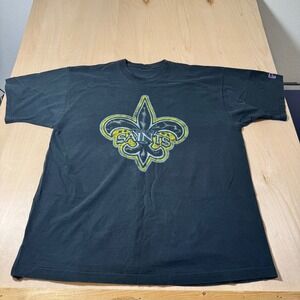 Vintage Pro Player New Orleans Saints‎ T-Shirt NFL Football Graphic Single Stich